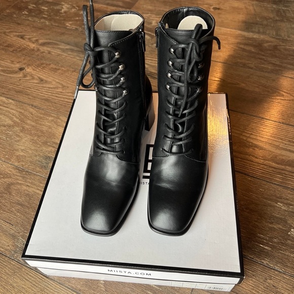 E8 Miista Emma lace up boots - Picture 4 of 6